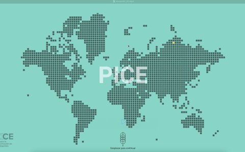 Mapa del Programa de Internacionalizaci&oacute;n de la Cultura Espa&ntilde;ola (PICE) - C&oacute;mo funciona
