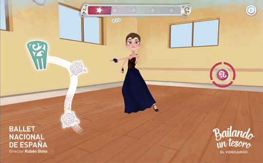 Bailando un tesoro. Videojuego educativo del Ballet Nacional de Espa&ntilde;a