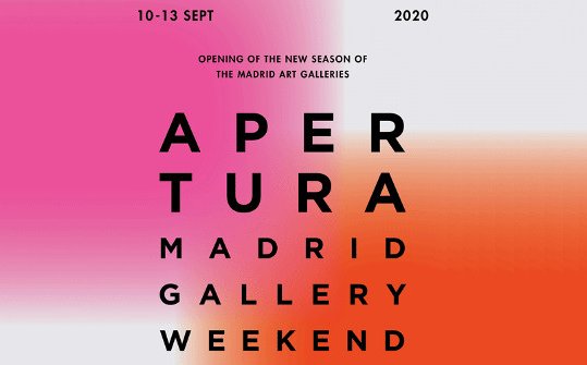 Apertura Madrid Gallery Weekend 2020