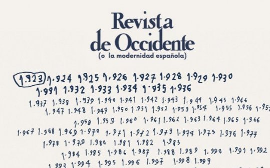 Revista de Occidente o la modernidad espa&ntilde;ola