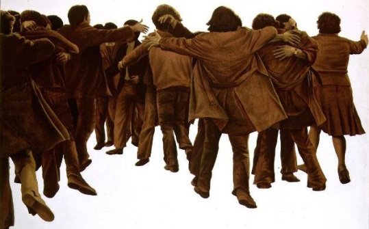 Obra Convidada: 'El abrazo' de Juan Genov&eacute;s. Mostra Espanha 2024